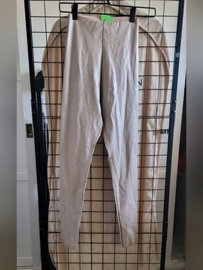 Commando Pleather Fit Beige Pants Size Small